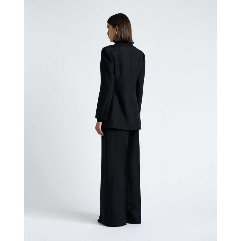 Cue Lustre Linen Blend Blazer image number 1
